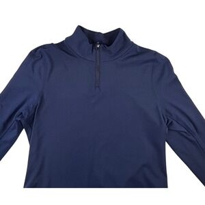 Allbirds Quarter-Zip Pullover Navy Blue Running Activewear Top Women's Size S
